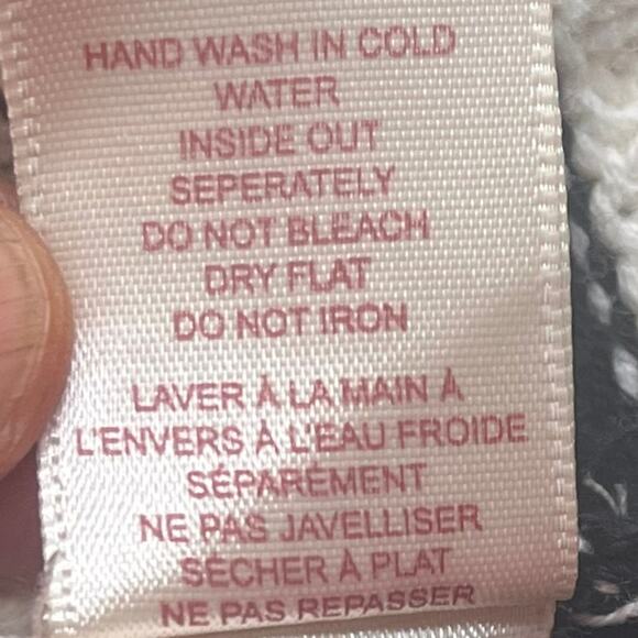 Striped Nautical Sweater Women's Large Chunky Knit Pullover Blue White Coastal - Picture 8 of 11